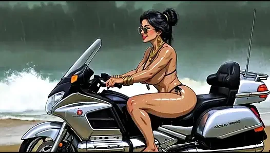 Strandbrüste, gesäß knackarsch