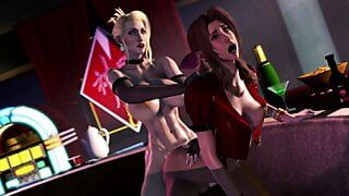 Aerith Gainsborough and Scarlet Futa