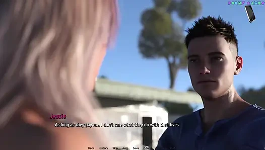 Жизнь вместе г-н Blackeyes - стрип Блэк Джек, первый день на нудистском кемпинге 2