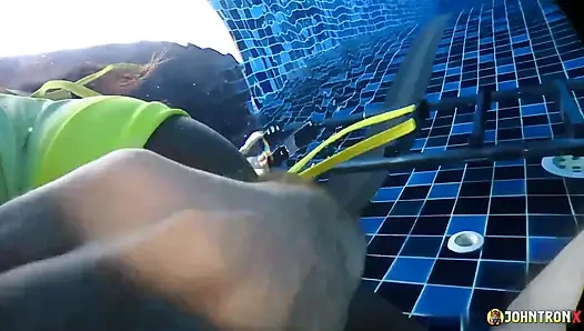 JohnTronX - Underwater sex with a gorgeous big-booty Thai amateur