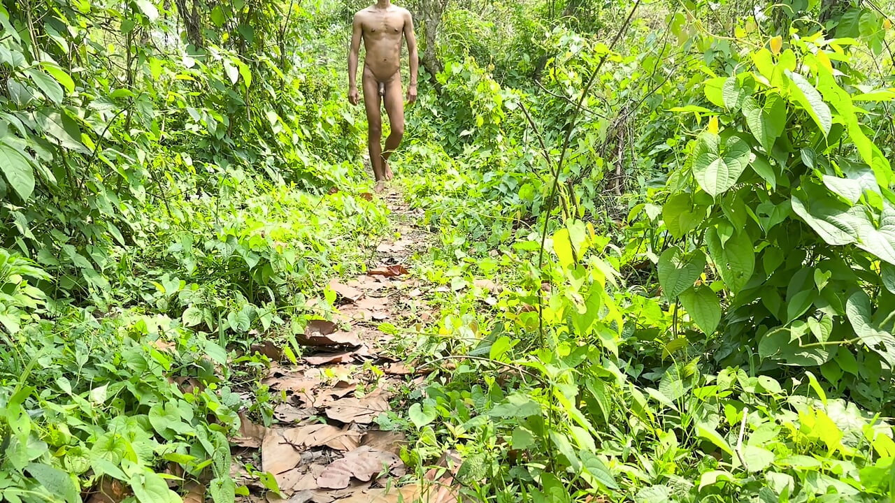 Roaming naked and doing fun in jungle and public place