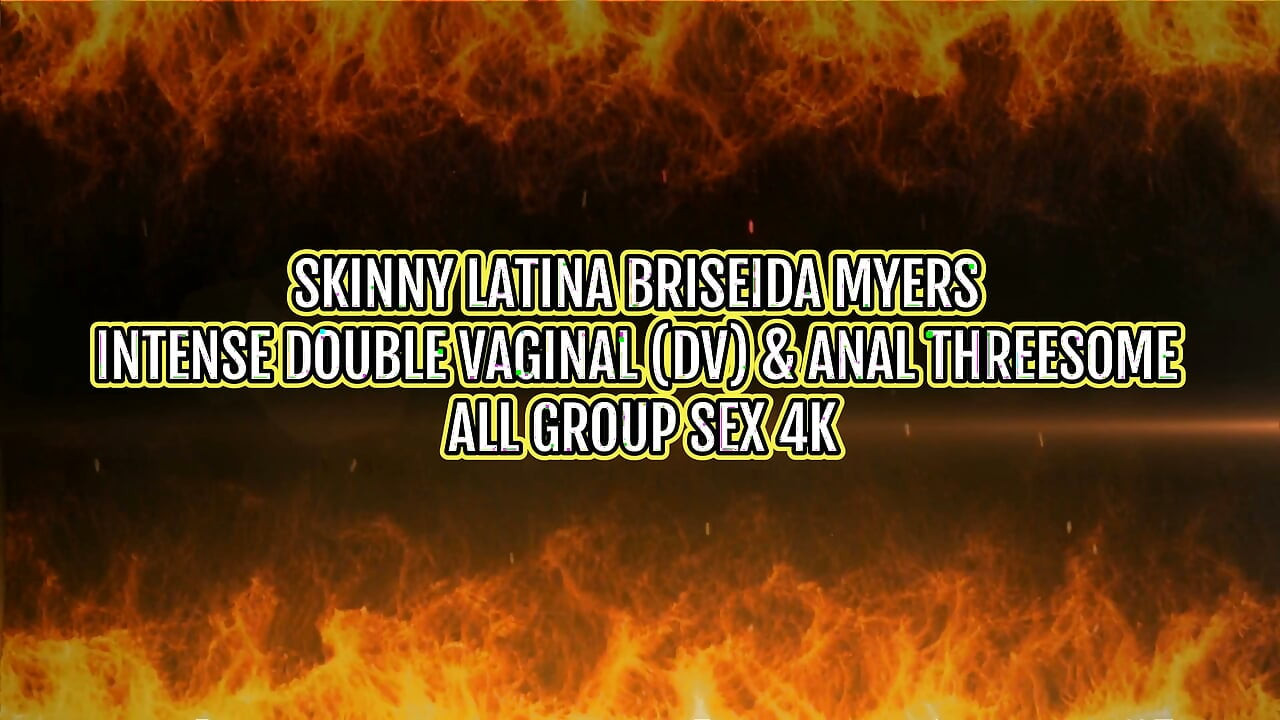 Hubená Latina Briseida Myers intenzivní dvojitá vaginální a anální trojka
