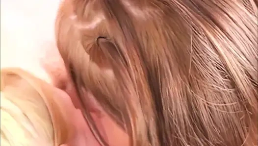 Desperate Amateurs Куш и Шайла сосут член и получают огромную порцию спермы на их хорошенькое лицо