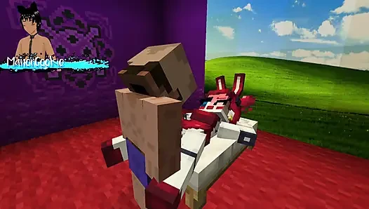 Minecraft Decor Mod FNAF - memamerkan beberapa animatronics aneh memakai beberapa pakaian bagus