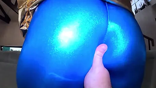 MILF Deepthroat & Masturbation Tease - Cameltoe, Tits & Cum Play