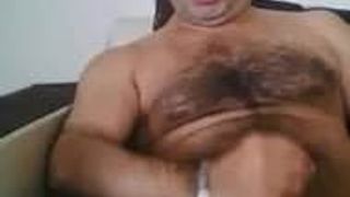 Very sexy turkish bear wanking hard