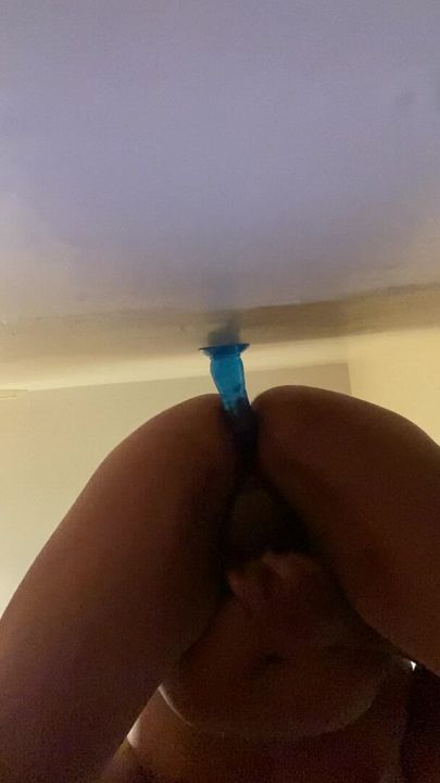 Using my new dildo! It slid in easy