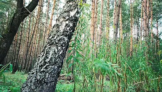 LUSTFUL SCHOOLGIRL GETS FUCKED HARD IN THE FOREST IN CRAZY POSES