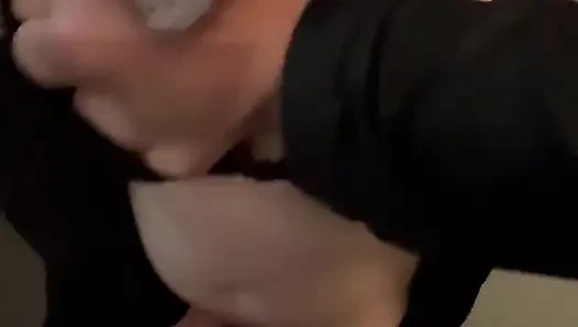 Teen Slut Has Rough Sex in Random Stairwell