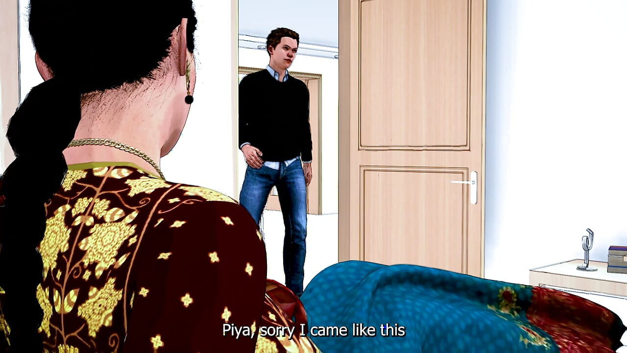 توتر أن قضيب الخطيبة لن يصبح منتصبا ، الأخت غير الشقيقة مارس الجنس مع الأخ غير الشقيق