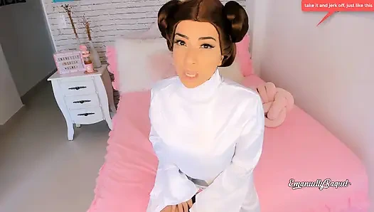Leia princess cosplay joi cosplay instruksi ahegao crot di mulut emanuelly raquel