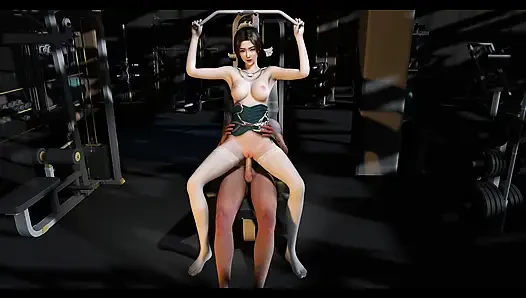 Соблазнение Pixel: богиня в 3D- 3D-анимации, хентай