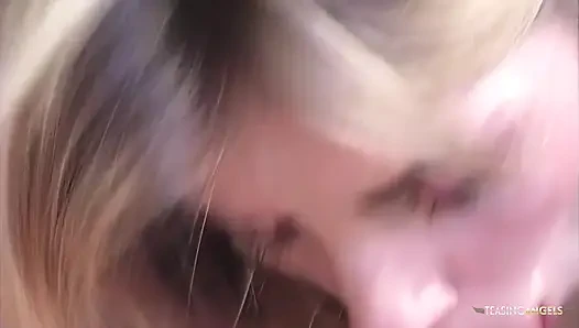 Blonde moans while doing hardcore anal with a big cock