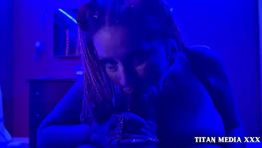 Tante semok ini dientot habis-habisan sama kontol raksasa pria kulit hitam sampai dicrot di muka - pov