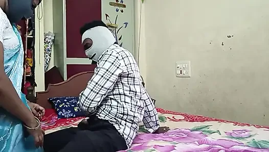 Desi Stepmom Seducing Her Stepson While Massage Her Leg