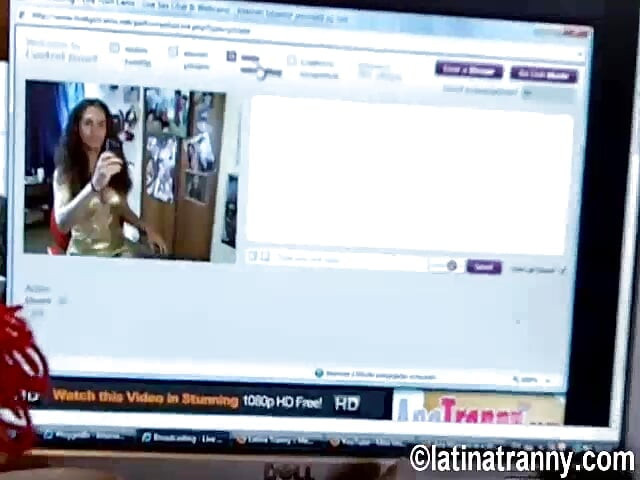 Nikki Montero transrodna zvezda rad na veb kameri, masturbacija i cumshot