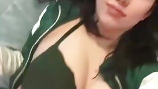 Busty Teen in a Bikini Gets Her Tits Covered in Cum