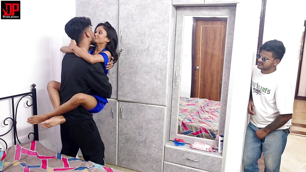 Indian Desi staff Teacher Student having Sex with Classmate Friends Threesome Video Mms Like Video