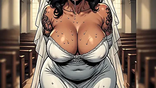 Sexy indische frauen in der kirche (ai art)