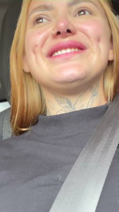 Perfect girlfriend sucked my cock inside the car and swallowed all the milk | Clip 1