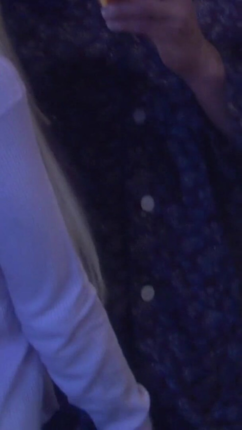 Captivating moment from "dinner with friends ends in sex with a blonde with big tits!"