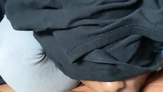 I left her mouth full of my hot and sweet milk and her soft tits