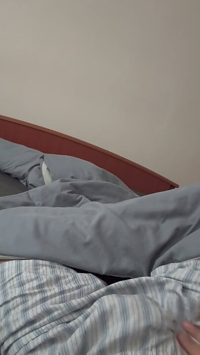 Gay boy alone at home