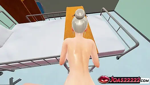 Доктор Kasumi 3D хентай: ноги раздвинуты стоя, миссионерская поза и камшот раком без цензуры