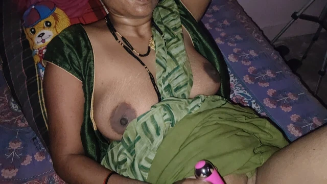 Today I relieved the itch in my pussy with a vibrator when my husband was not at home