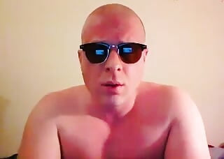 Ekkel gris DILF Rumpe til munn dildo med rumpekrem!