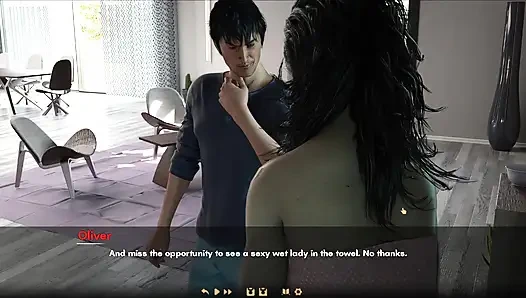 Suami melucuti handuk istrinya dan pamer tubuh bugilnya sama temannya oliver