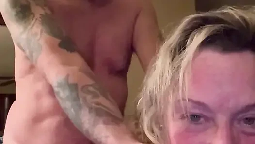 Sub Dirty Blonde Mature Loves Doggy