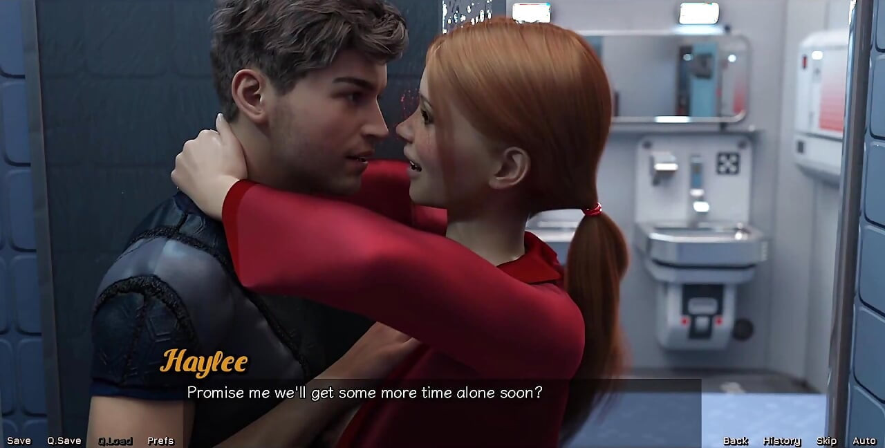 Stranded in Space - Nearly Caught by Big Tits Indian MILF