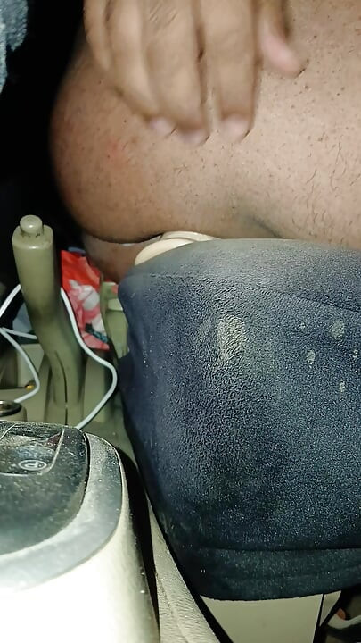 Horney Desi Ass in car