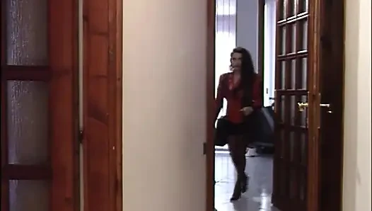 Seksi hatun amında iki yarağı seviyor