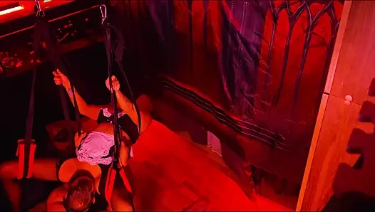 Couple Swing on a Swing