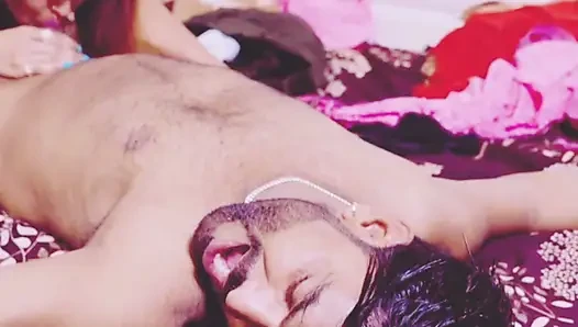 Kalpesh licked Ruxar's and rubbed her boobs