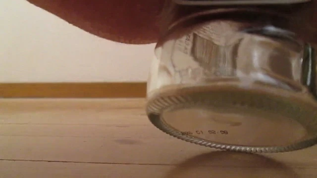 Anal insertion glass bottle