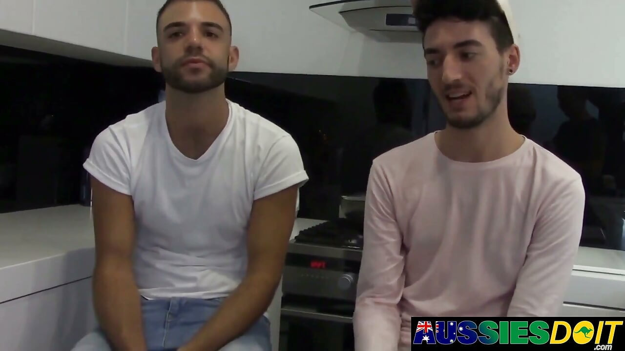 Horny Australians Xavier and Lewis Please Each Others Cocks