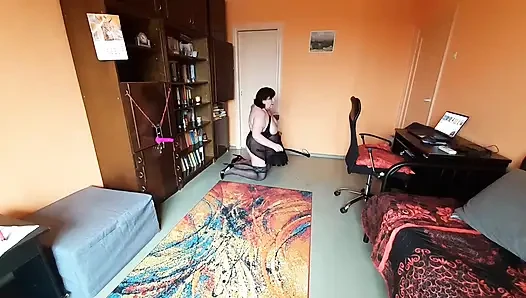 Şişman köle vitgun efendisi için eğitim yapıyor, bölüm 1.mp4