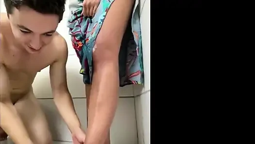 Useless Slave Washes Mistress Kiffa Feet - Dirty Feet Worship