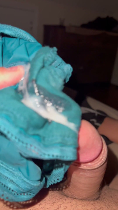 Cuming in nurses satin panties | Clip 2