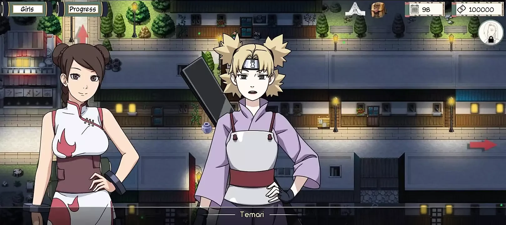 Kunoichi Trainer - Naruto Trainer v0.23.1 Parte 126 Girls Party Strip e Sex Poker! por Loveskysan6