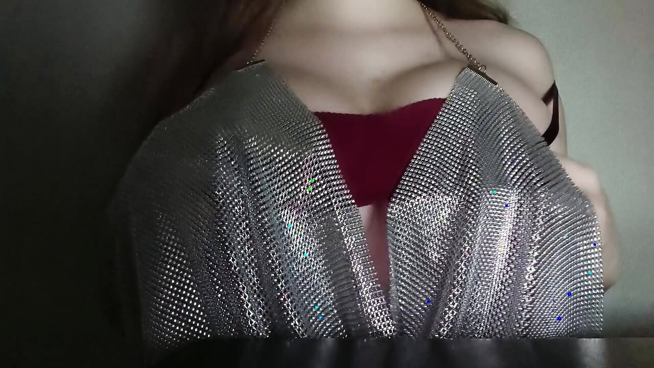 Naughty tits tease never ends