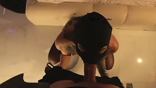 she wanted to steal the safe, but I neutralized it with my penis!fucked the naughty girl hard