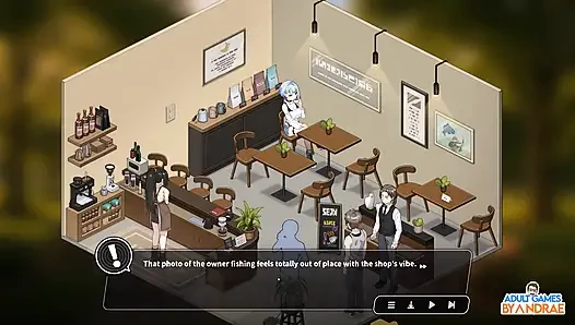Sex, Secrets & Used Tech Gameplay Part 4 - Creampie at the Coffee Shop