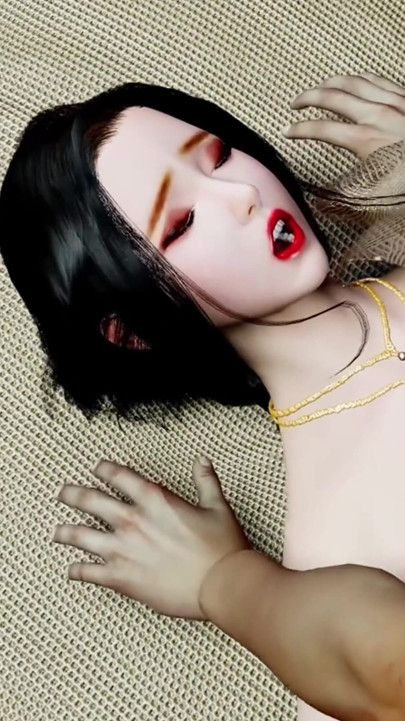 Mamă sexy cu țâțe uriașe 3D care poartă tocuri sexy înalte a fost futută de o pulă mare