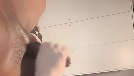 British slut gives her stepbrother a handjob while parents are on vacation