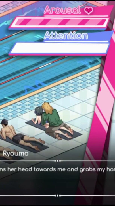 Ep-1 lifeguard holic! NTR Hentai game gameplay! I got a swimming pool and there are many hot girls! | Clip 1