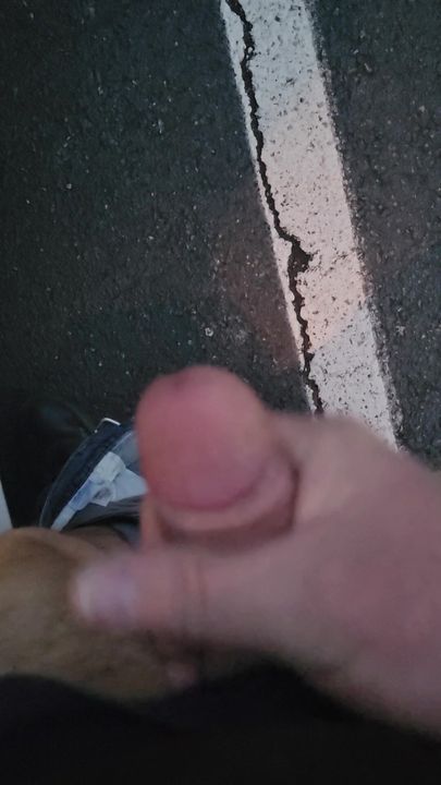 Parking lot masturbation